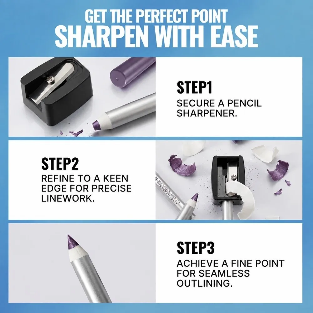 New Pearlescent Eyeliner Pencil Smudge-Proof Smooth Glitter Eye Liner Waterproof Long-Lasting Gel Eye Liner Pen Cosmetics