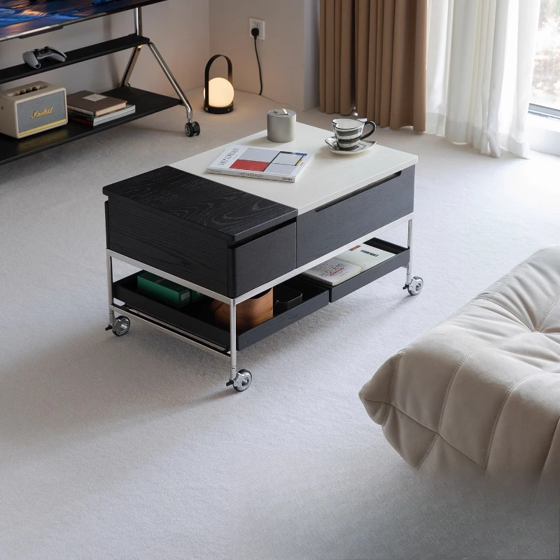 

Flowing coffee table can be lifted and moved coffee table Bauhaus 304 stainless steel coffee