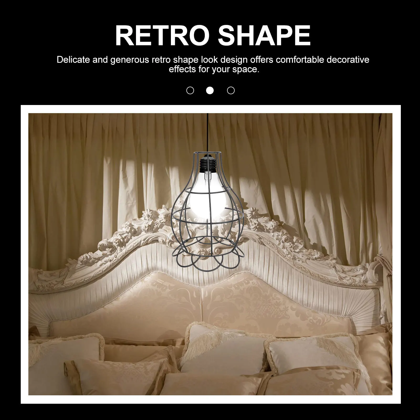

Iron Art Lampshade Vintage Wall Light Shade Decorative Cover Home Hotel Bar Study Library Accessory Lighting Attachment