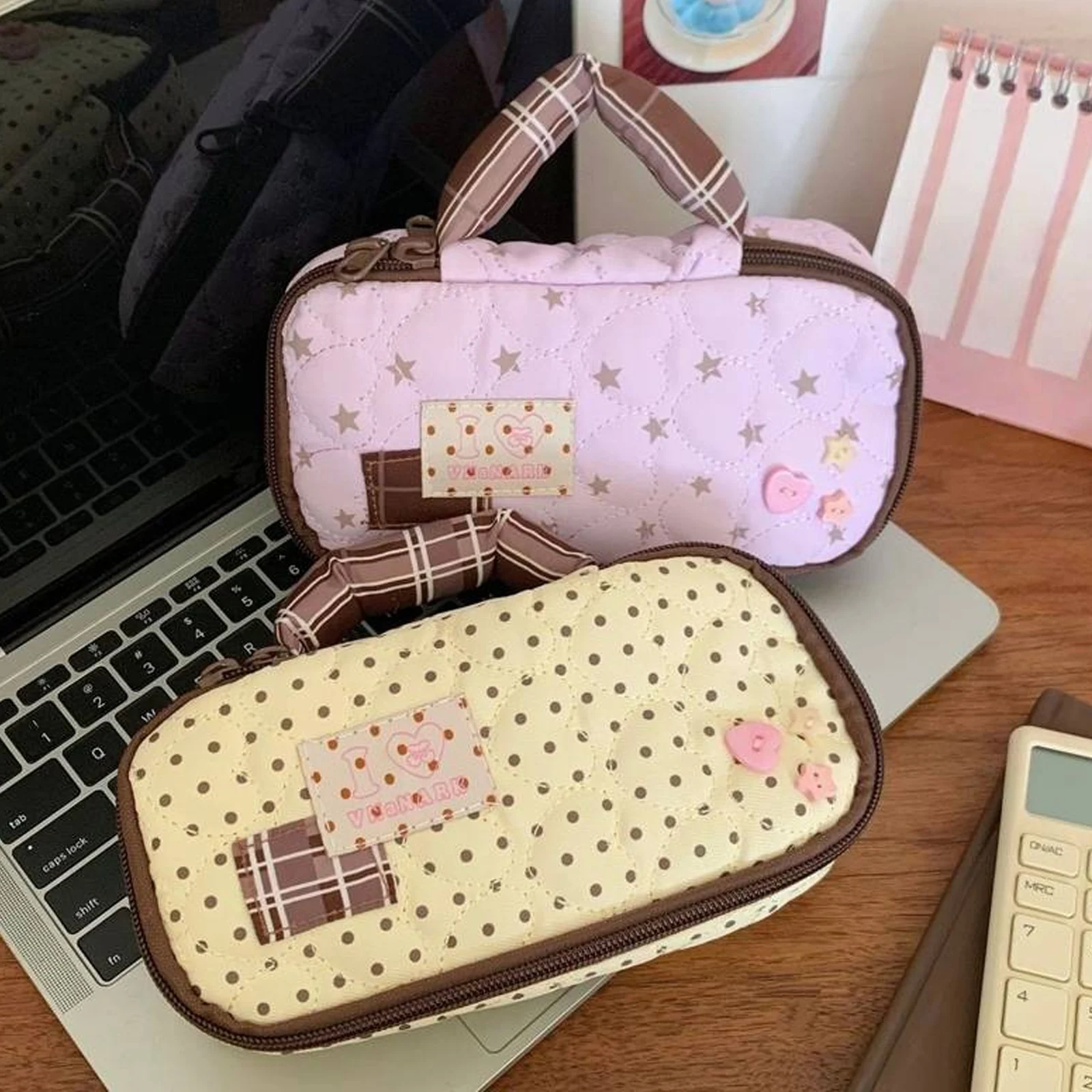 Large Capacity Polka Dot Penci - Stationery Office And School Supply Stores recension och pris
