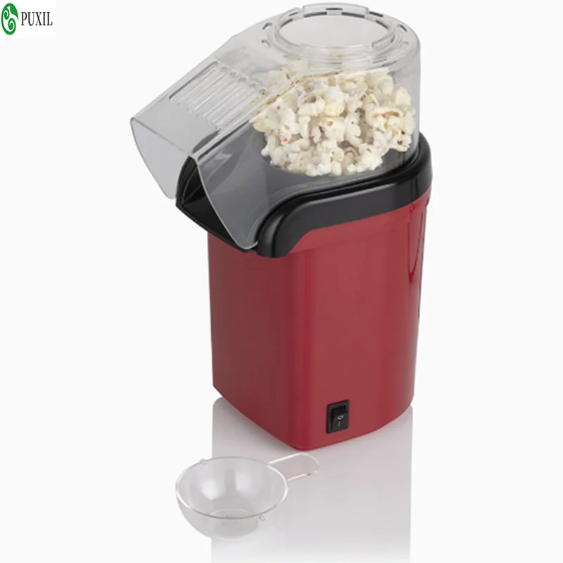220V Mini Popcorn Machine, Electric Fully Automatic Popcorn Machine, Children's Favorite Home Appliance