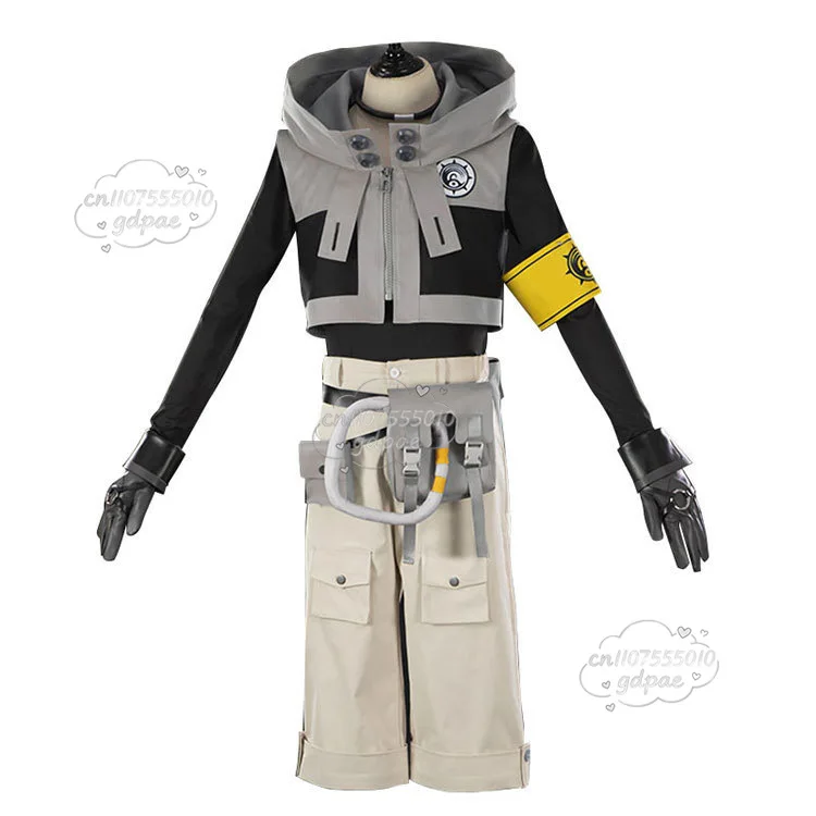 Disfraz de Cosplay de GACHIAKUTA Ludo Enjin Zanka Riyo Reaper para Hombre, Disfraz de Halloween, Trajes de Ludo