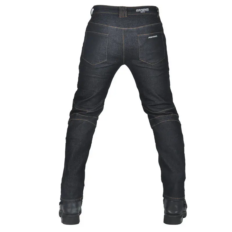 New Motorcycle Men Cycling Trousers Protective Pants Black Blue Classic with Knee Hip Pads Racing Pants Motorbike Riding Jeans