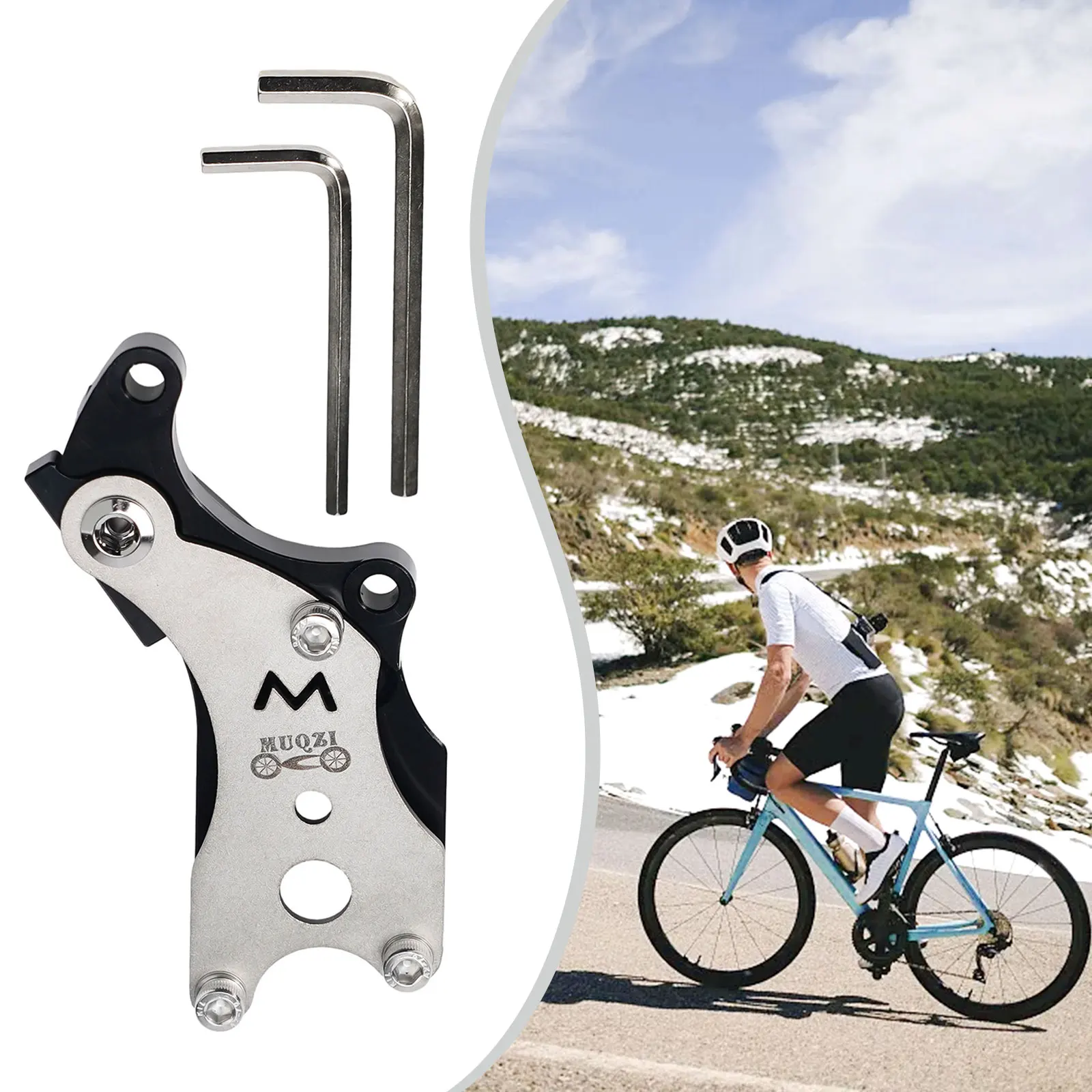 Essential Disc Brake Adapter Converter Converts V Brakes to Disc Brakes on Road Bicycles Ideal for Bike Frame Shifts