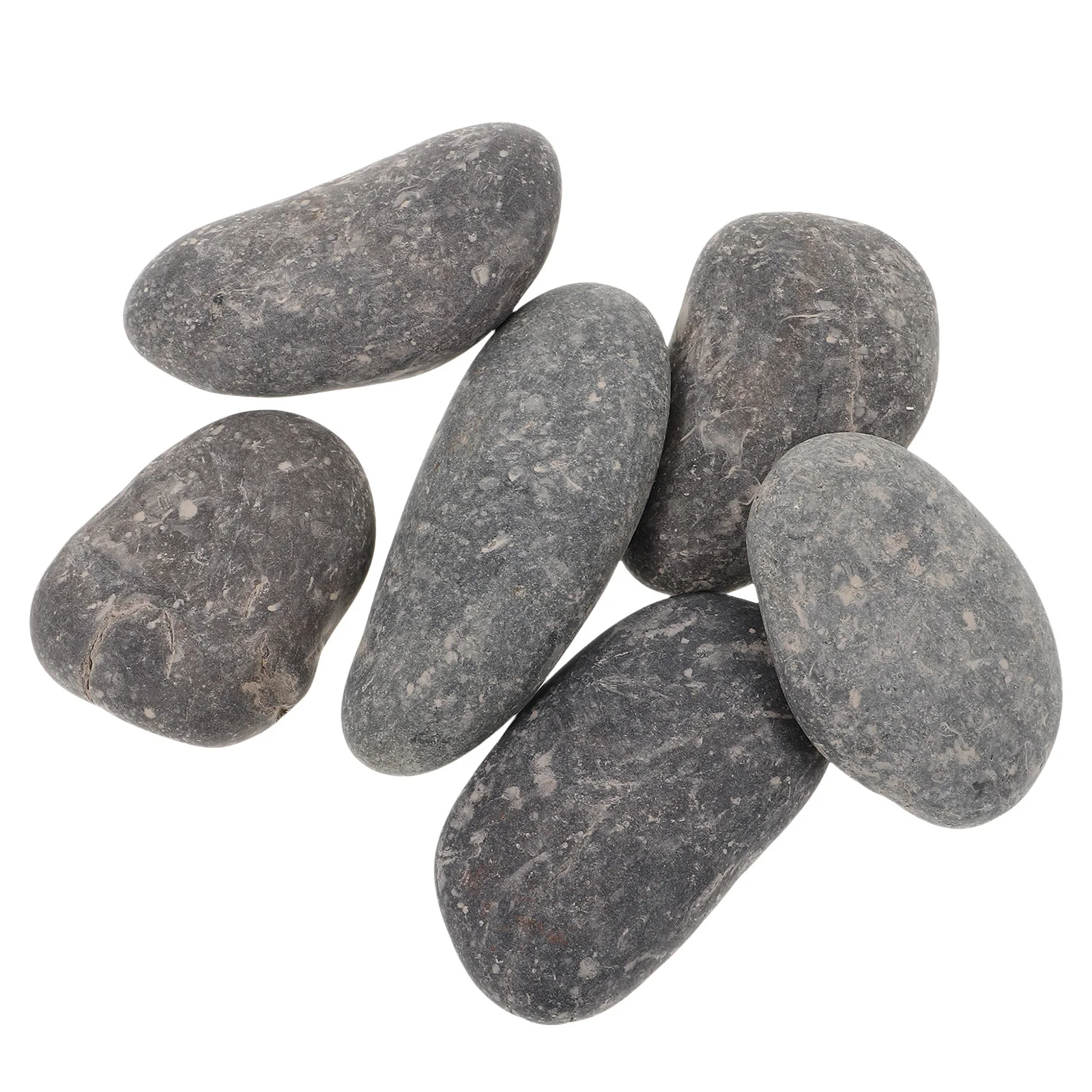 6 шт., каменные камни для рисования, гладкие гальки своими руками для взрослых, принадлежности для рукоделия в стиле рок, речные камни, объемные декоративные камни для доброты