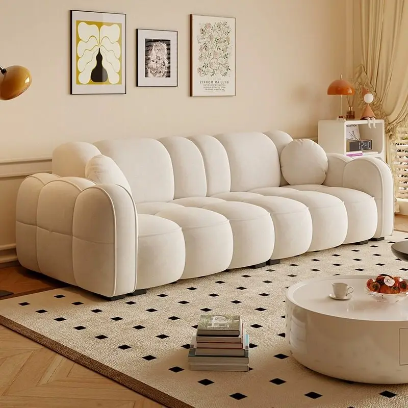 

Original Wood Living Room Sofas Modern Minimalist Boneless Wooden Living Room Sofas Puffs Cloud Muebles Para Hogar Furniture