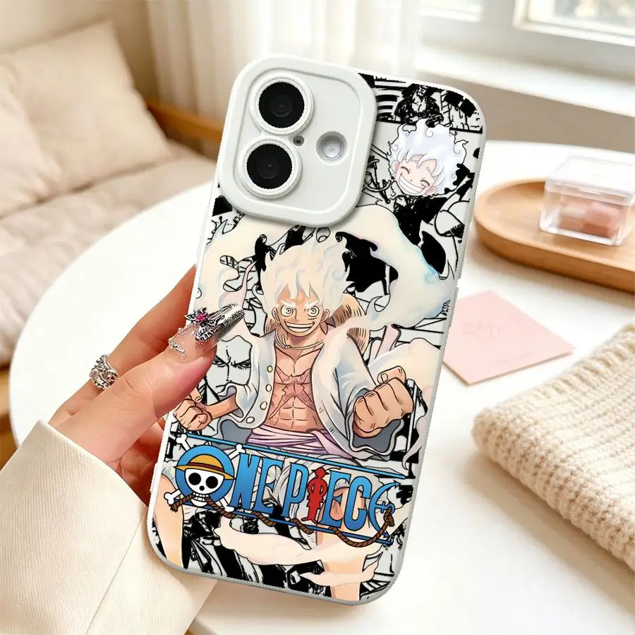 Case for Apple iPhone 17 Pro Max 13 Air 16 12 Plus 14 11 15 Pro TPU Phone Cover O-One Piece Luffy 5 Gear view 2