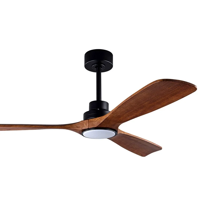 42 52 60 inch Houten Plafondventilator met Verlichting Afstandsbediening Stille DC Motor Ventiladores De Techofor Woonkamer