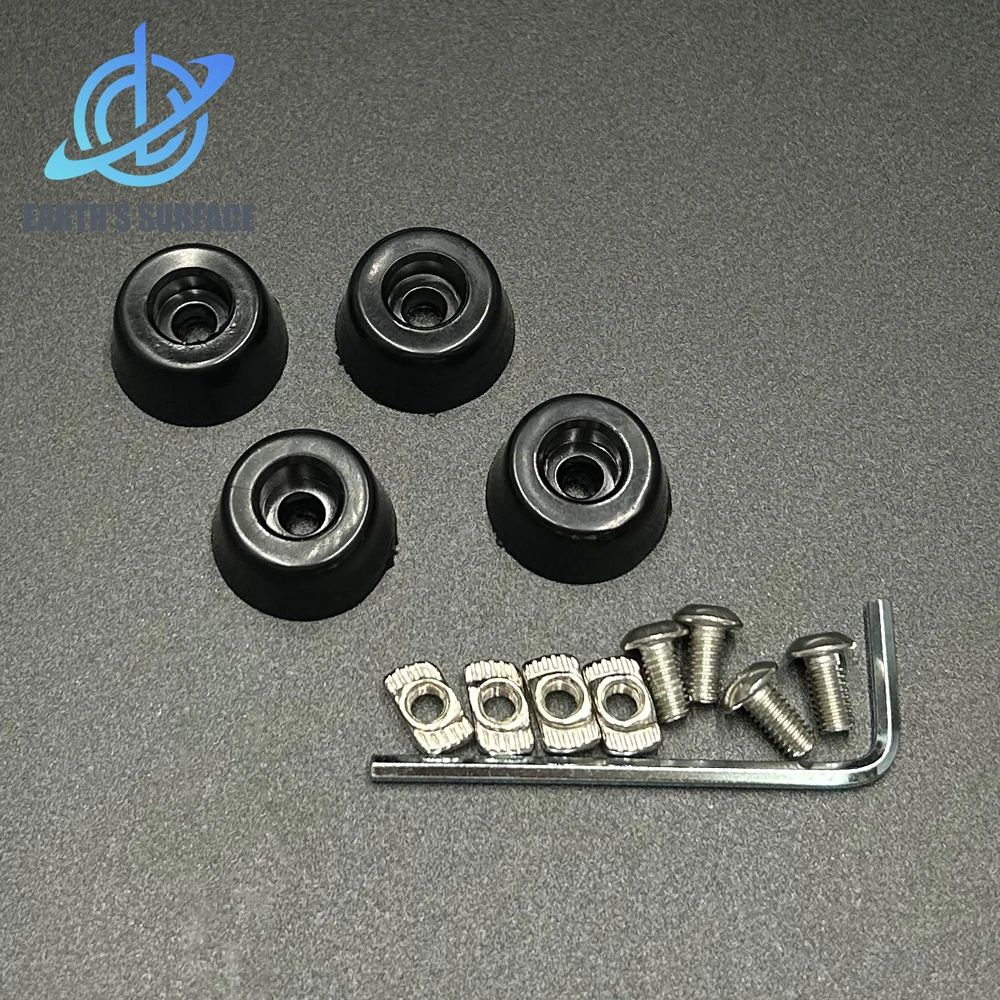 

DB-3D Printer Part 4/8 Set Antivibration Feet For Anti-vibration Rubber Landing Mat Feet For Lab X1 P1P Ender 3 CR10 3D Printer