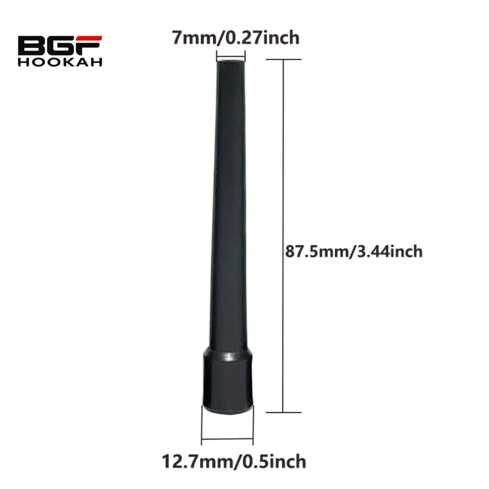 4Bags Black Disposable Hookah Mouth Tips Individual Wrapped Hookah Hose Mouth Pieces Shisha Smoking Accessories