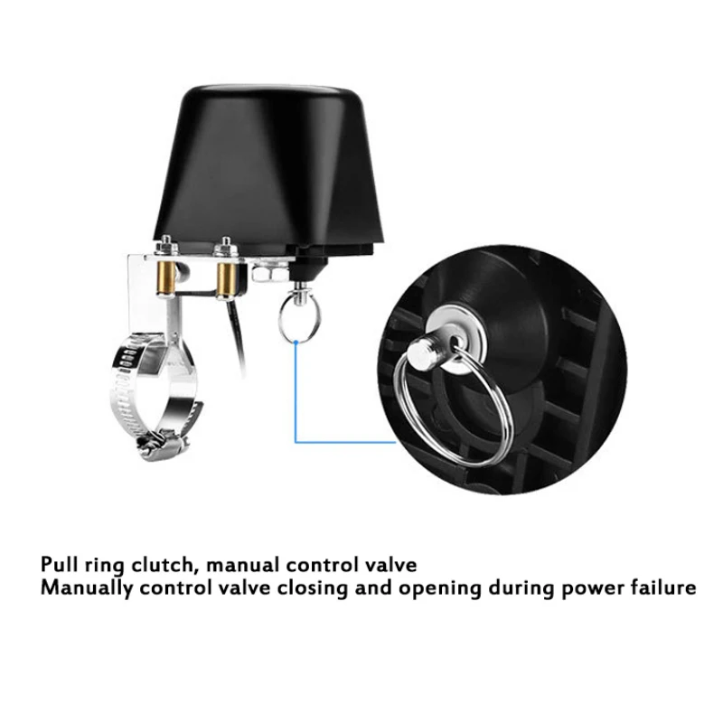 Tuya-Válvula doméstica inteligente, Wi-Fi, BLE, Água e Gás, Controle de Automação, Trabalhar com Alexa, Assistente do Google, Smart Life