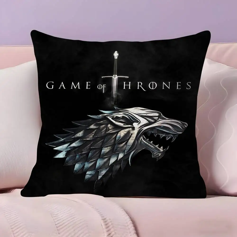 غطاء وسادة رائع من فيلم G-Game Of T-Thrones مصنوع من نسيج فائق النعومة وصديق للبشرة مثل الراحة وسحاب مخفي