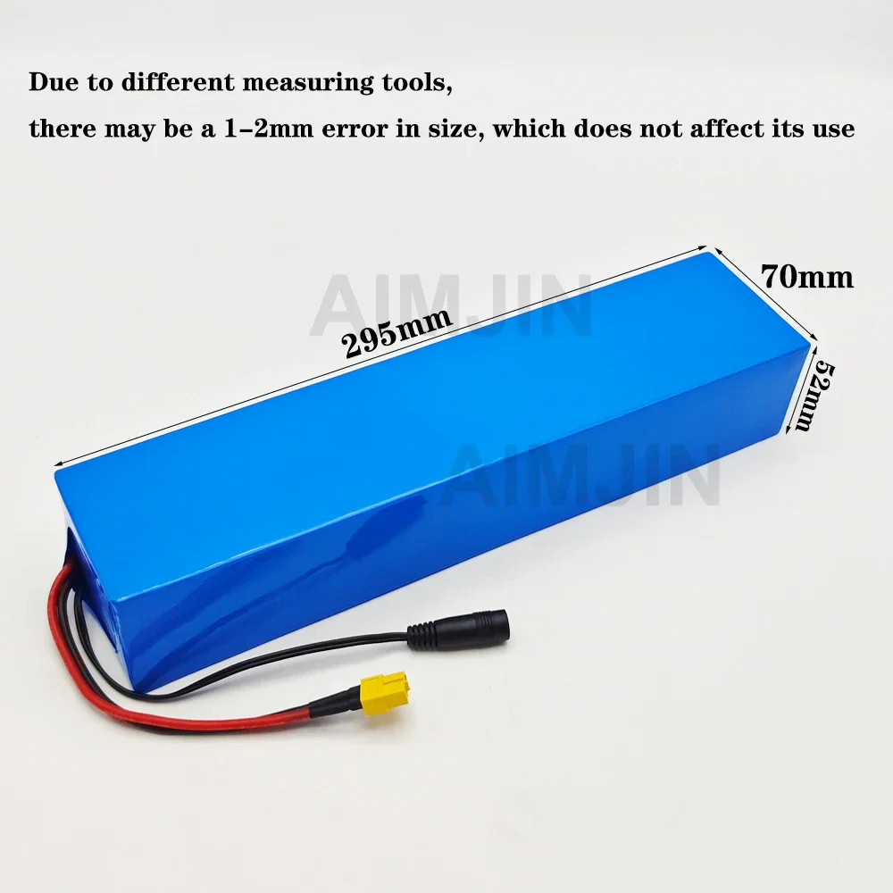 16s2p battery pack 60V 6800mAH rechargeable lithium battery with BMS, suitable for 60V Scooter etc for transportation tools