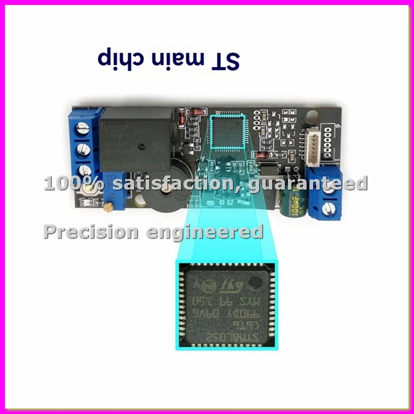 KL202+R503 Fingerprint Controller Kit DC12V Low Power Consumption Fingerprint Control Board Fingerprint Module-BCBW