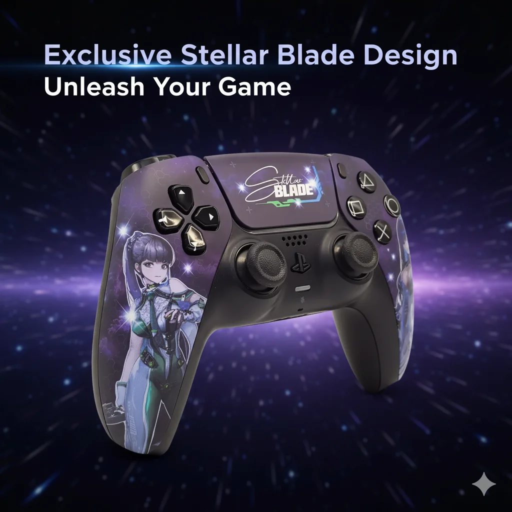 New Stellar Blade PS5 Controller Replacement Shell DualSense Custom Anime Gaming Housing Case