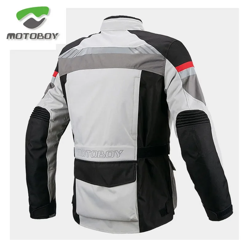 Warm Waterproof MOTOBOY motorcycle Jacket pants winter motorbike jersey suit men's with CE Protectors motocross Rally Suit - Image 5