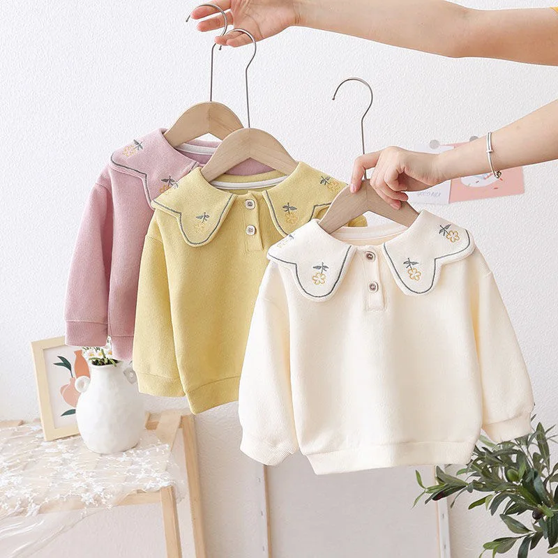 

New Autumn Top for Baby & Toddler Girls, Cute Spring Children's Clothing Sweatshirts