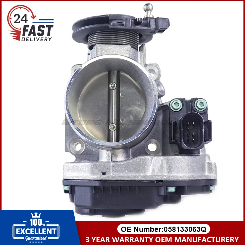 

OE 058133063Q 058133063M 56MM Throttle Body For Audi A4 Quattro VW Passat 1.8T Throttle Valve 408237212008Z