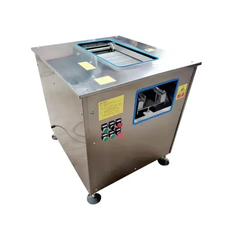 Sardin Tilapia Salmon Cutter Oblique Meat Cut Small Slice Mini Fish Process Fillet Machine for Food Processing Equipment