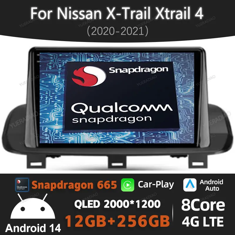 Автомобильное радио Android 14 для Nissan X-Trail Xtrail X — Trail 4 T33 2021 Rogue 3 III 2020-2021 BT GPS NAVI Gation DSP 2DIN Qualcomm Автомобильное радио Android 14 для Nissan X-Trail Xtrail X — Trail 4 T33 2021 Rogue 3 III 2020-2021 BT GPS NAVI Gation DSP 2DIN Qualcomm