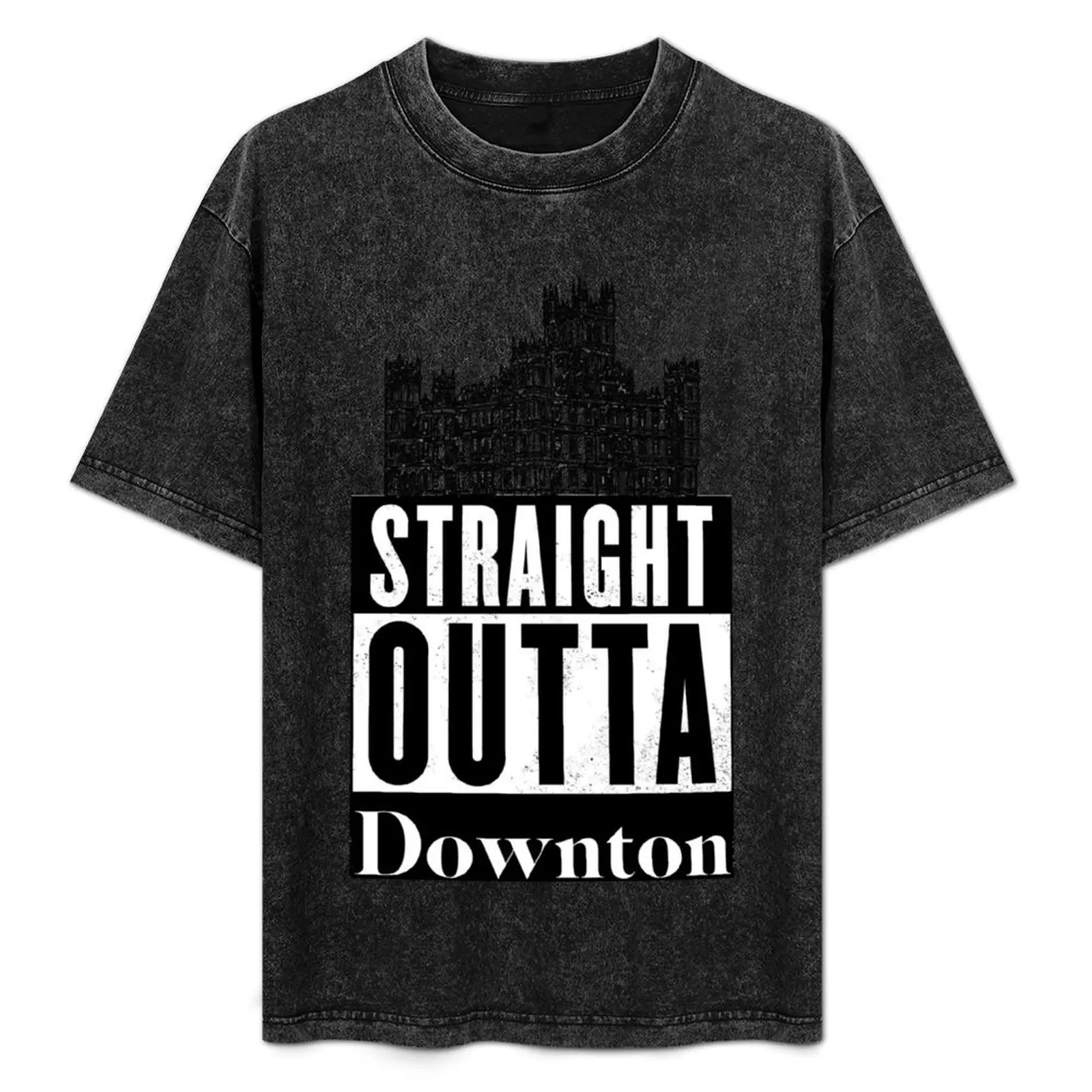 Straight Outta Downton T-Shirt boys whites for a boy street wear men clothings