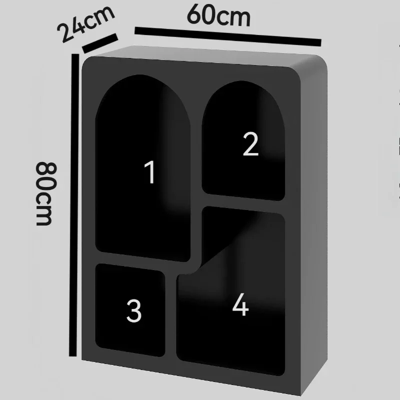 Cheap Collectables Cabinets Modern Storage Nordic Craft Black Cabinets Retro Closet Muebles Para Salas Furniture For House