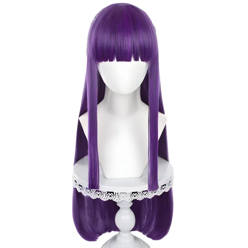Freeze cosplay fern Wig Costume Sticker Wig Sets Anime Halloween For Woman soap no freeze Cos Sousou No Frieren