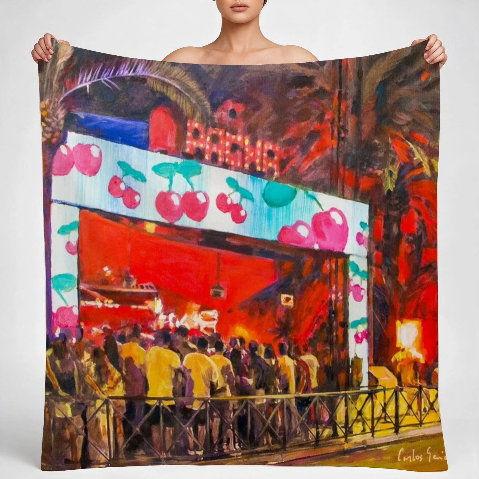Pacha Nightclub, Ibiza Throw Blanket couch cozy soft plush fuzzy picnic outdoor blanket