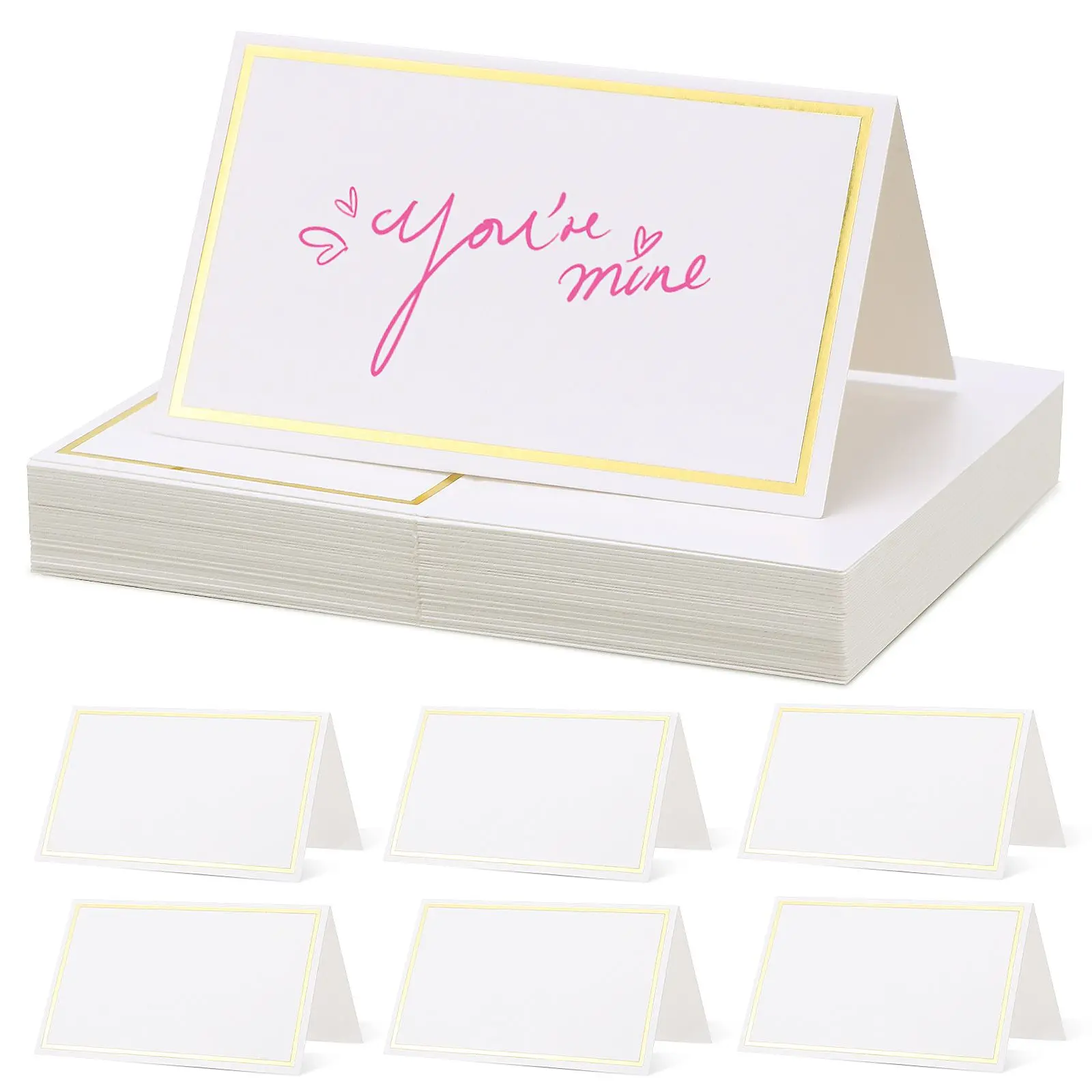 40Pcs TableSeatCard Seat Blank Table Name Seating Card PlaceNameCards Table Name Place Card BlankTableSeatingCard