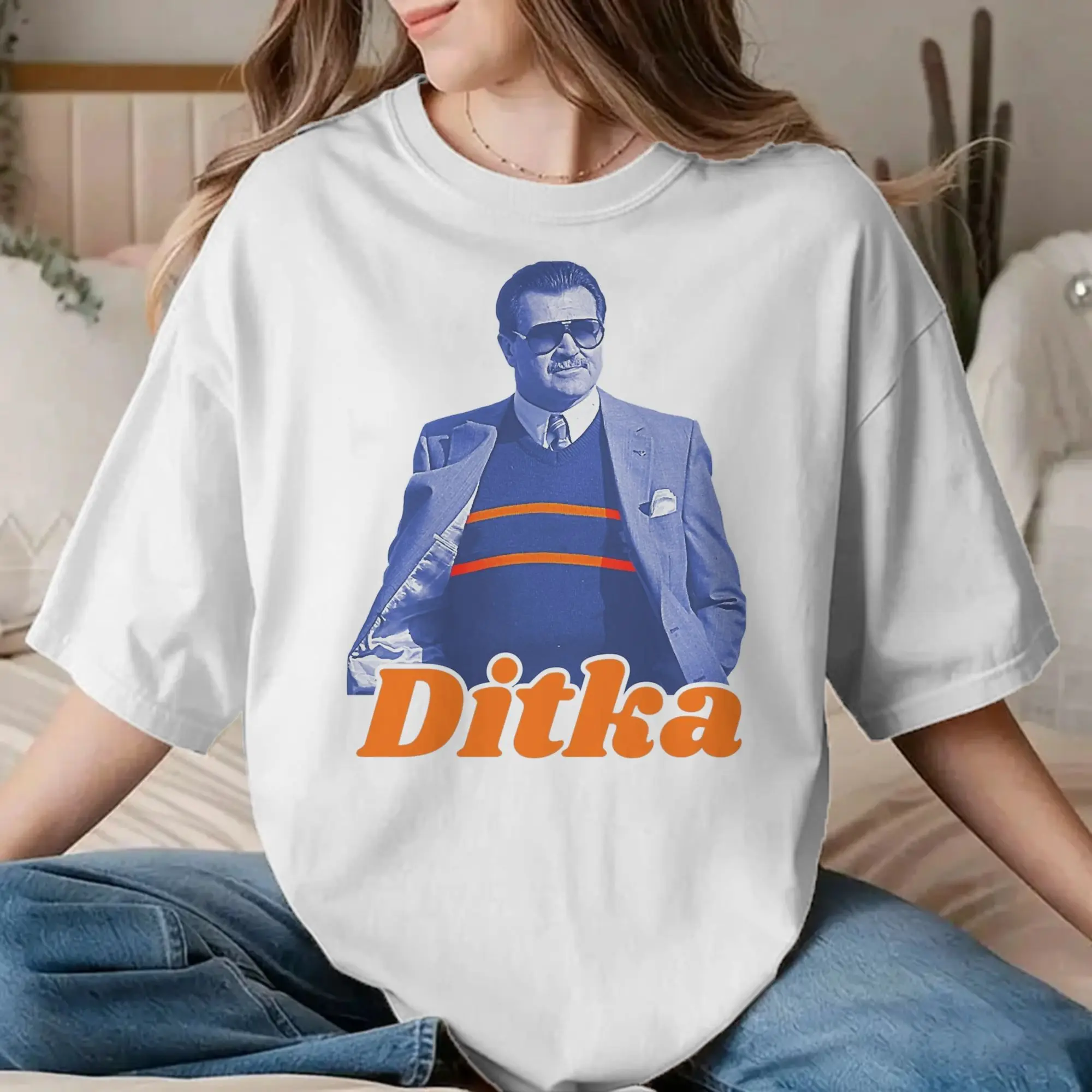 Men Women T-Shirt RIP Mike Ditka In Memoriam Football Fashion Pure Cotton Tee Shirt T Shirt Crewneck Clothes Printed