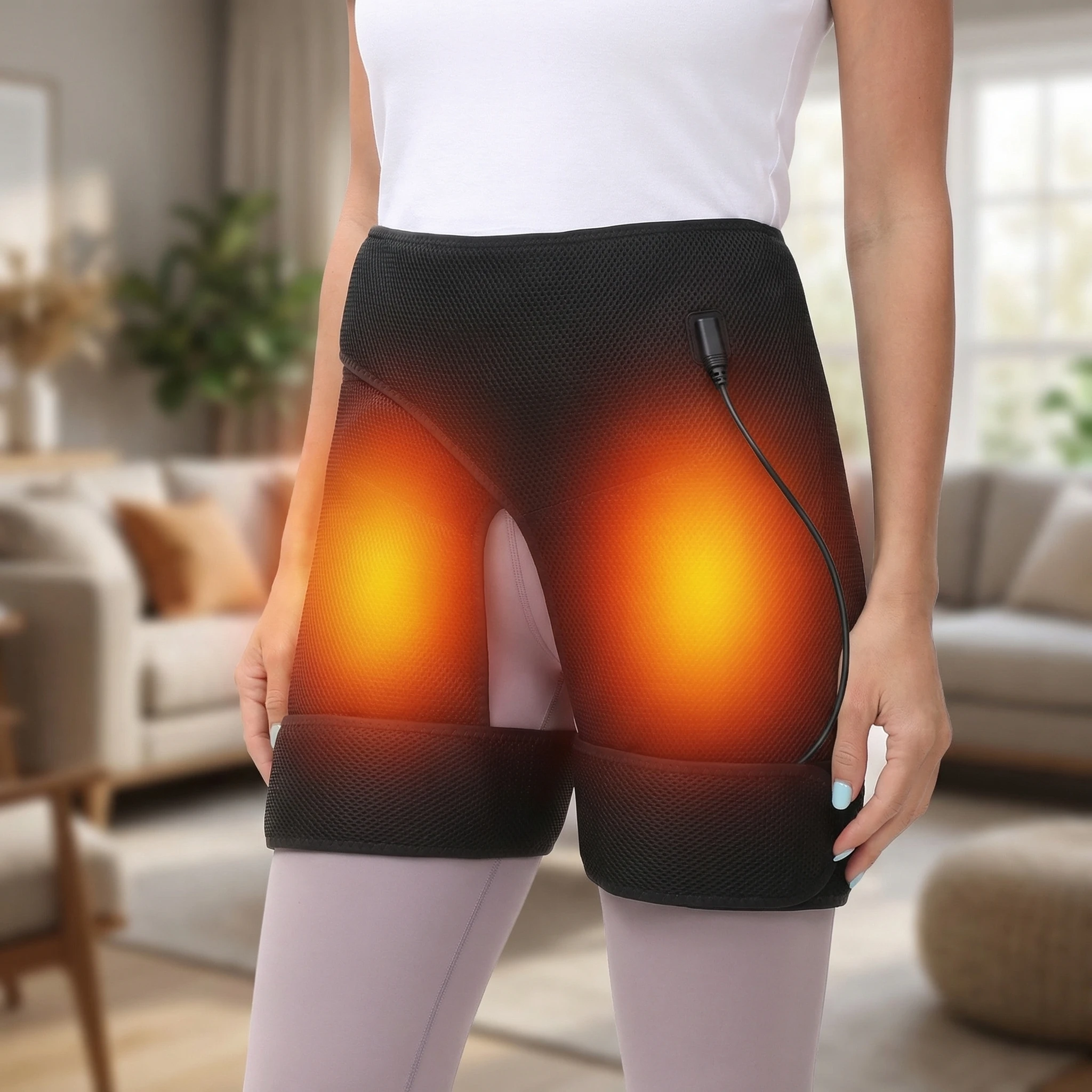 

Electric Heated Hip Brace Heat Pad Arthritis Thigh Buttock Pain Relief Sciatica Nerve Relief Therapy Ideal Birthday Gift Mom Dad