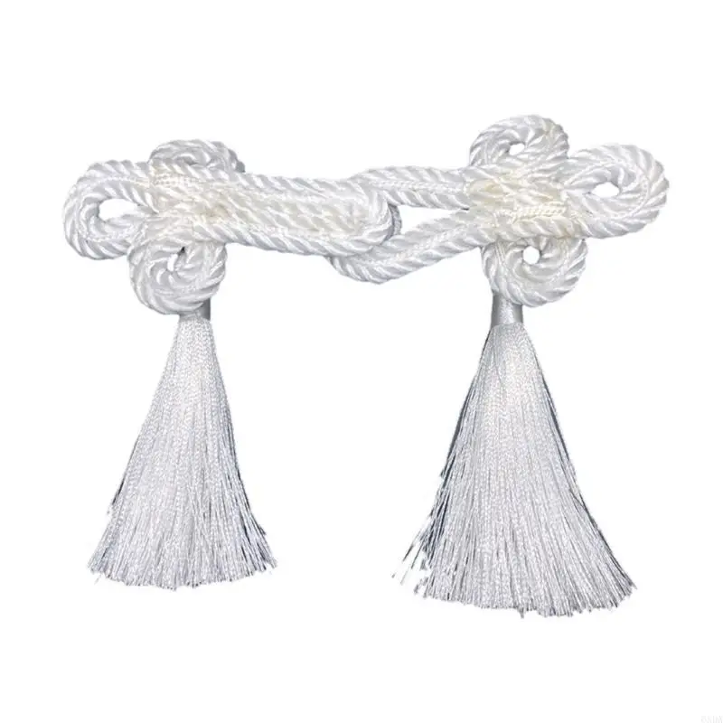 and Stylish Fringe Trim Fastener Chinese Suit Sweater Shirt Cheongsam Buckle Making Statement in Every Setting 6XDA