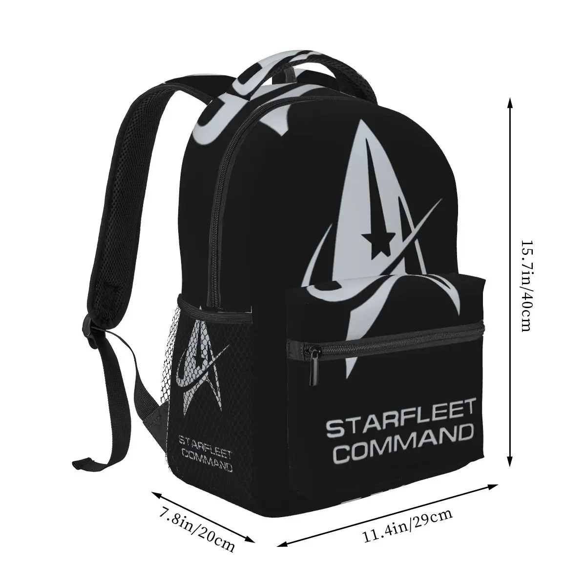 Star Treks Science Fiction TV Series Backpack Student Boys Girls BookBag Kids School Bag Computer Shoulder Bags for Men Women