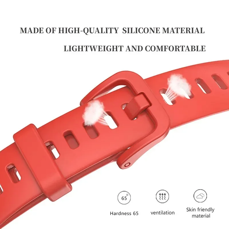 Cinturini per Huawei Band 8-NFC cinturino di ricambio cinturini in Silicone morbido bracciale sportivo su Smart Band8 accessori per cinturini per