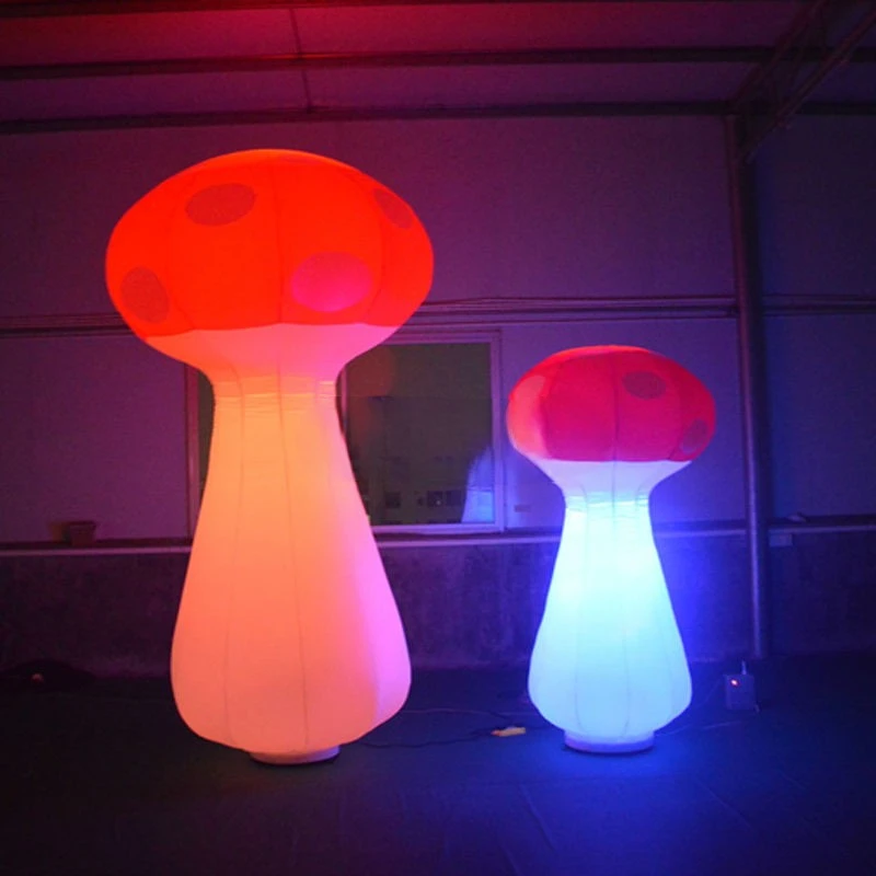 Decoration With Led Inflatable Mushroom  Light Remote Controller Inflatable Mushroom For Event Wedding Party Decor