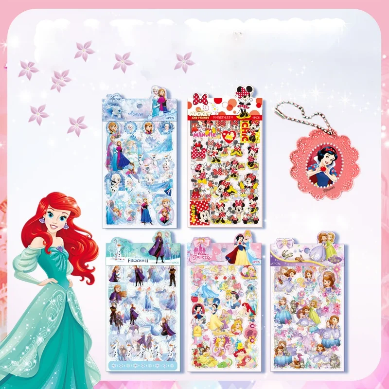 

20 упаковок/лот, кавайные наклейки принцессы Диснея с Микки Маусом, милая мелодия, скрапбук, сделай сам, дневник, декоративная наклейка, альбом, наклейка, этикетка