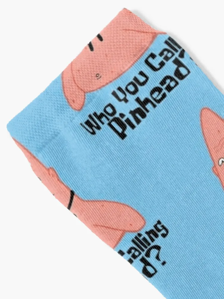 Who You Calling Pinhead? Socks with print anti-slip Stockings compression Male Socks Women's