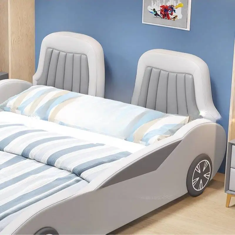 سرير أطفال بسيط من الدرابزين، تصميم فاخر ورخيص، سرير أطفال فردي مخصص حديث من Lettino Per Bambini أثاث منزلي #4