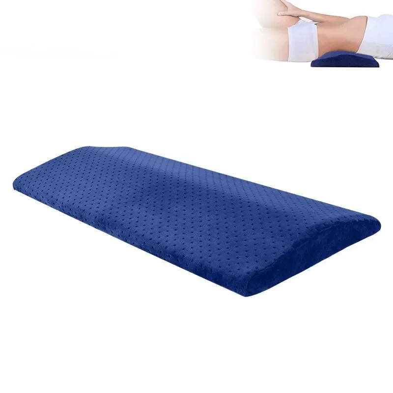 

Lumbar Support Pillow, Back Support Memory Foam Pillow For Sleeping In Bed Waist Support Cushion For Lower Back Pain Relief