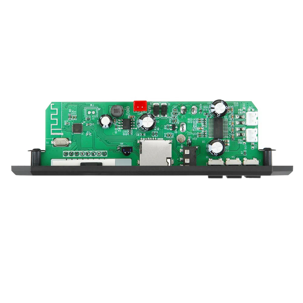 Sem fio Bluetooth MP3 Decoding Board, Módulo de Áudio Remoto, TF Card, Rádio FM USB para Music Player, DC7V-24V