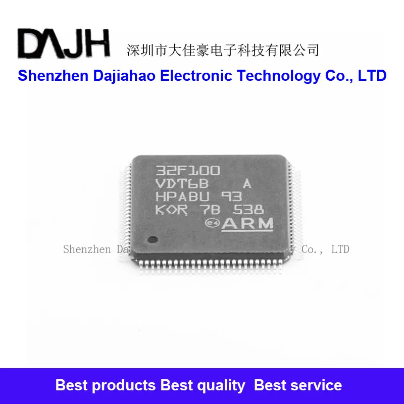 

1pcs/lot 32F100VDT6B STM32F100VDT6B 32-bit Microcontroller Chip LQFP100 Package IN STOCK