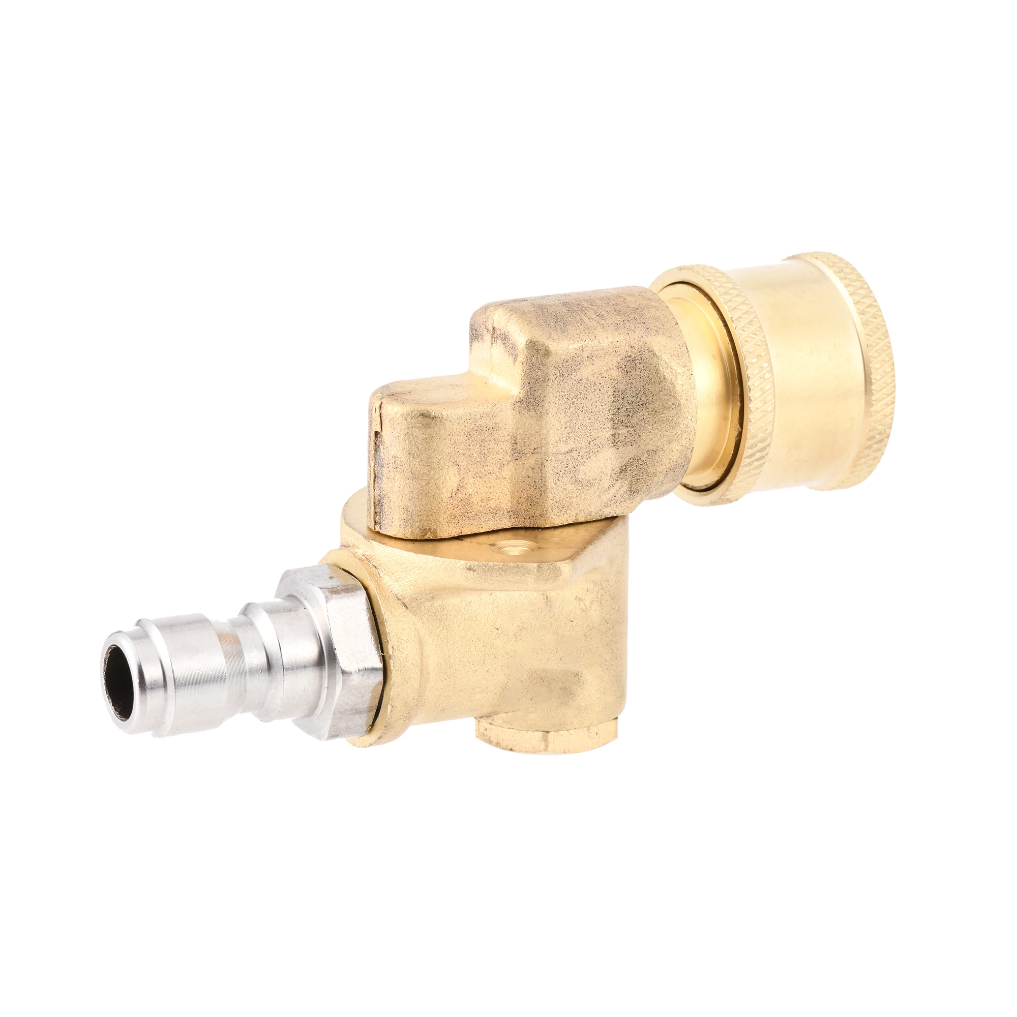 

Водяной пистолет высокого давления, 5-скоростная поворотная муфта, угловое медное соединение, адаптер быстрого подключения 1/4 дюйма