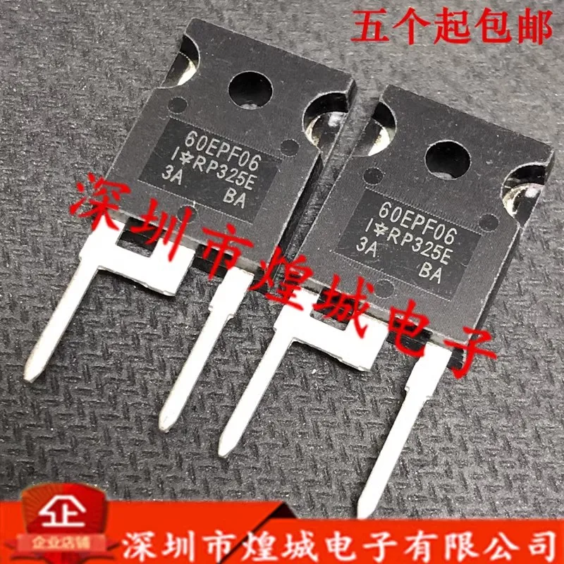 

5 шт., новинка, 60EPF06 TO-247, 600 В, 60 А, можно купить напрямую в Shenzhen Huangcheng Electronics