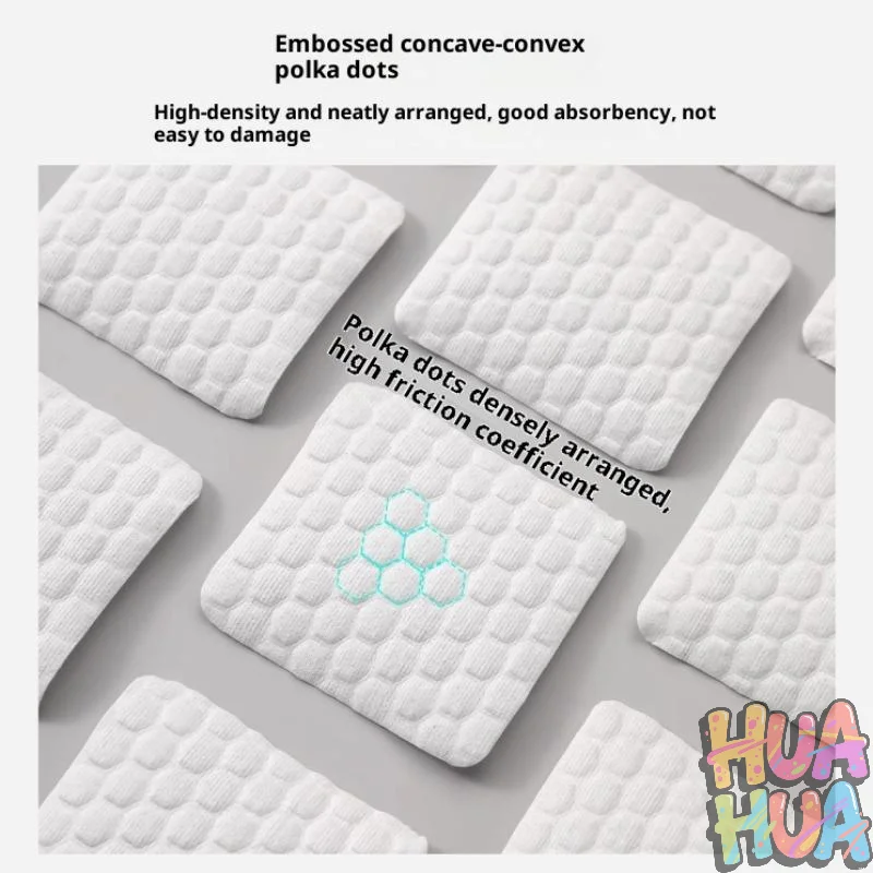 HUA ネイルポリッシュリムーバーワイプ コットンワイプパッド 糸くずの出ない マニキュアクリーナー UVジェル使い捨てネイルリムーバーペーパー クレンジングツール