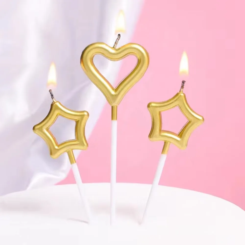 Geburtstagskerzen mit Farbverlauf in Blau, 6/24 Stück, metallische Kuchenkerze für Geburtstagsfeier, eisblaue Geburtstagskuchen-Cupcake-Dekorationen – Detail 17