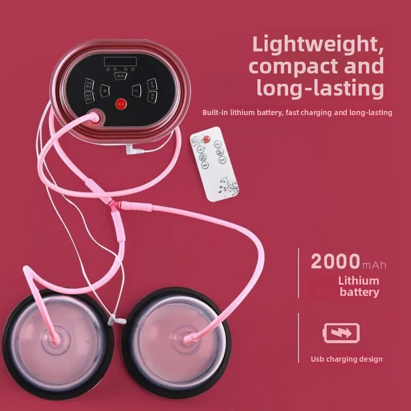 

Remote Control Electric Breast Massager Kneading Chest Dredge Lactation Breast Care Beauty Device