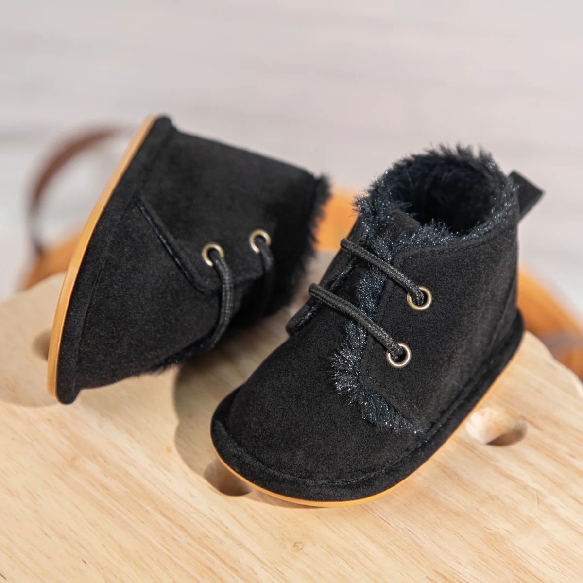 KIDSUN-botas de goma antideslizantes para bebé, botines de nieve informales para recién nacido, mantener el calor, suela antideslizante, Invierno