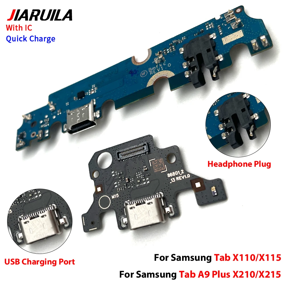 

Motherboard Main Board Connector USB Charging Flex Power Volume Ribbon For Samsung For Samsung Tab A9 Plus X210 X215 X110 X115