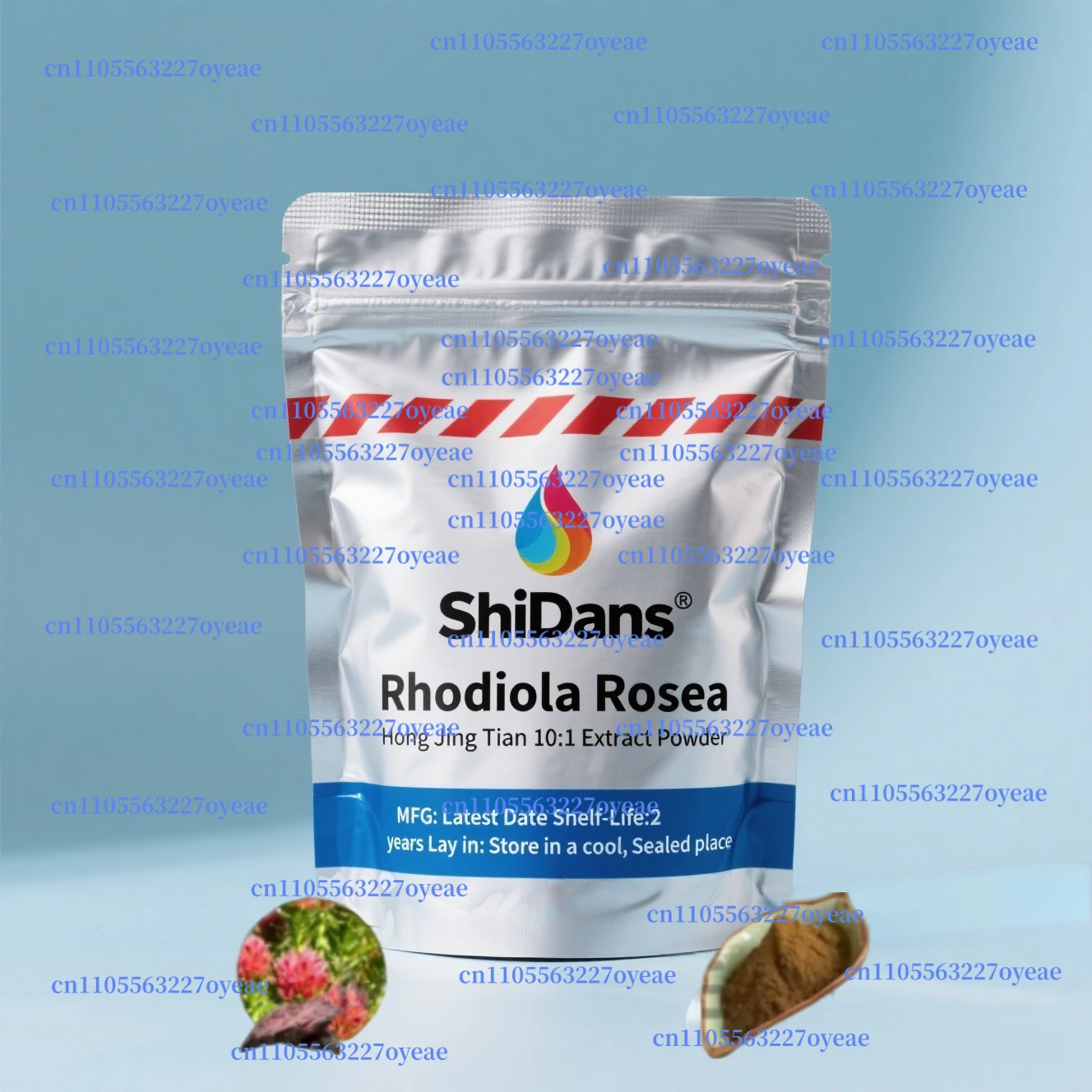 Customized Refillable bags for Rhodiola Rosea Extract Aluminum Foil Bag Packing for Fast Shipping