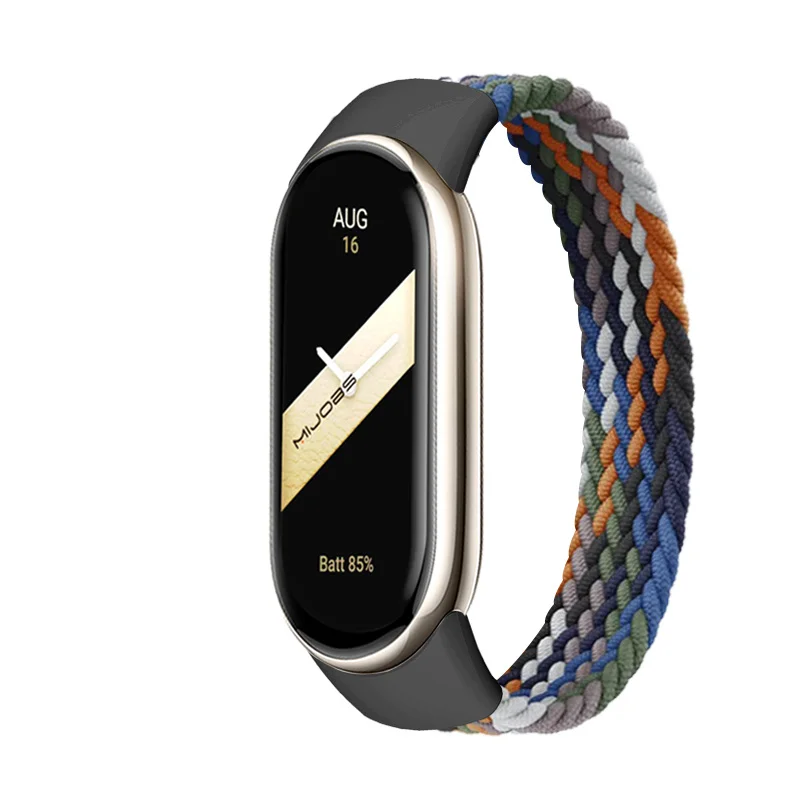 Braided Solo Loop for Xiaomi Mi Band 9 8 Strap accessories Elastic Watchband Replacement smartwatch correa bracelet Miband 8 NFC